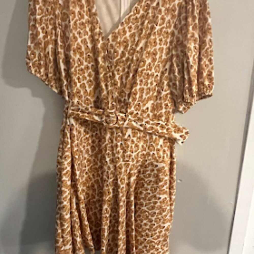 Floral wrap dress